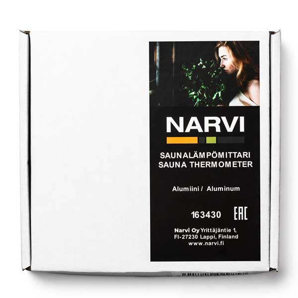 Narvi Black Thermometer Celsius