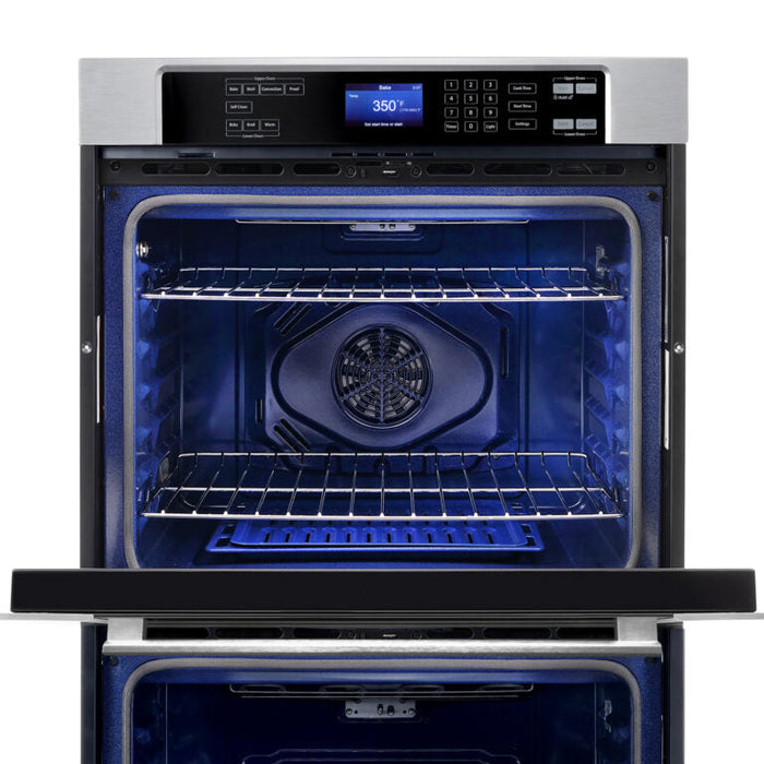 Cosmo 30" 5 cu. ft. Electric Double Wall Oven with Self-Cleaning in Stainless Steel, COS-30EDWC