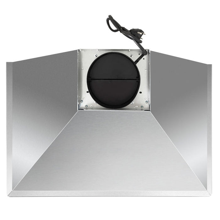 Cosmo 30" 380 CFM Convertible Wall Mount Range Hood with Push Button Controls, COS-63175