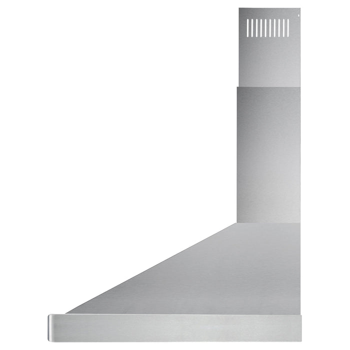 Cosmo 36" 380 CFM Convertible Wall Mount Range Hood with Push Button Controls and Carbon Filter Kit, COS-63190-DL