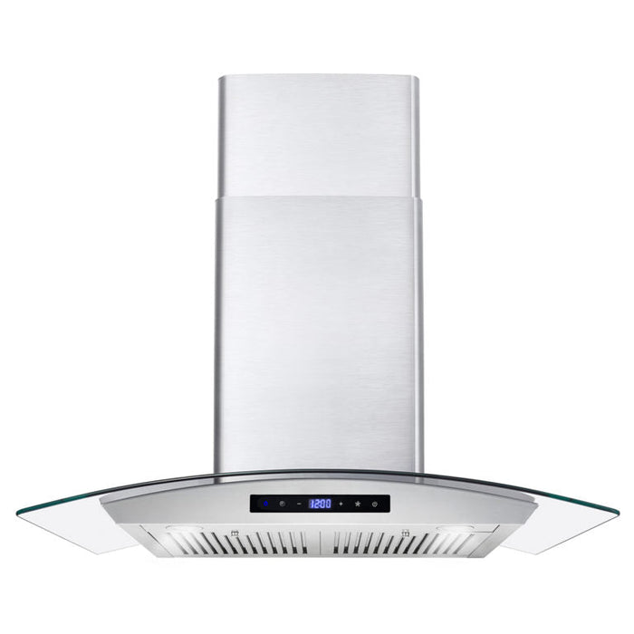 Cosmo Package - 30" Electric Range, Wall Mount Range Hood, Refrigerator with Ice Maker and Dishwasher, COS-4PKG-032