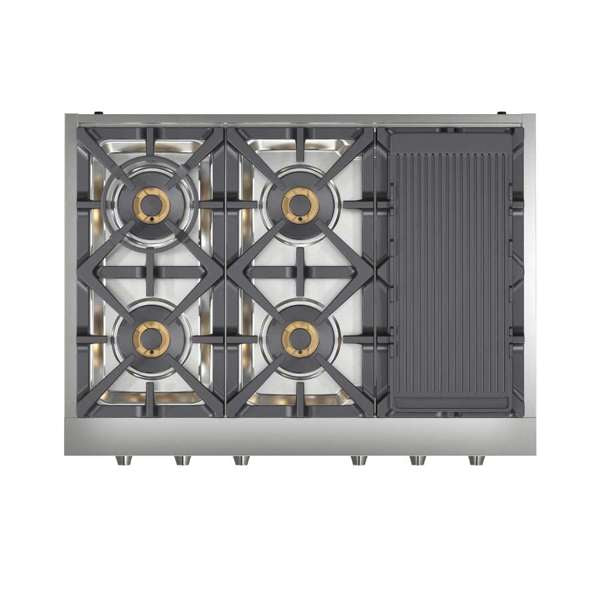 Forno 36" Gas Rangetop With 6 Sealed Burners in Stainless Steel, FCTGS5751-36