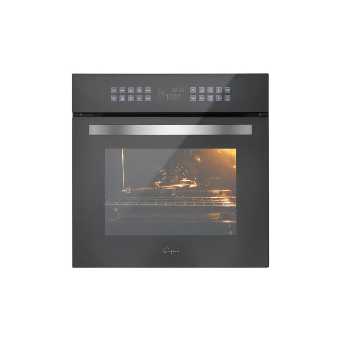 Empava 24" Single Electric Wall Oven in Silver Glass - 2.3 cu. ft, EMPV-24WOC17