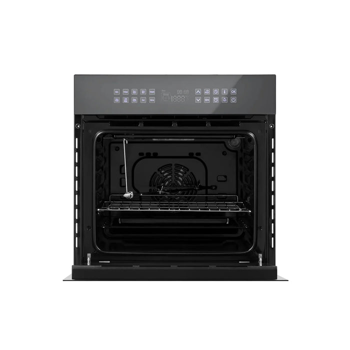 Empava 24" Single Electric Wall Oven in Silver Glass - 2.3 cu. ft, EMPV-24WOC17