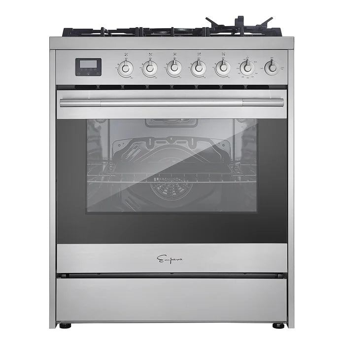 Empava 30" Freestanding Single Oven Gas Range with 4 Burners - 5 cu.ft, EMPV-30GR06