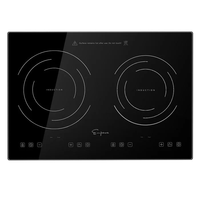 Empava 12" Built-In Induction Cooktop with 2 Elements, EMPV-IDC12B2