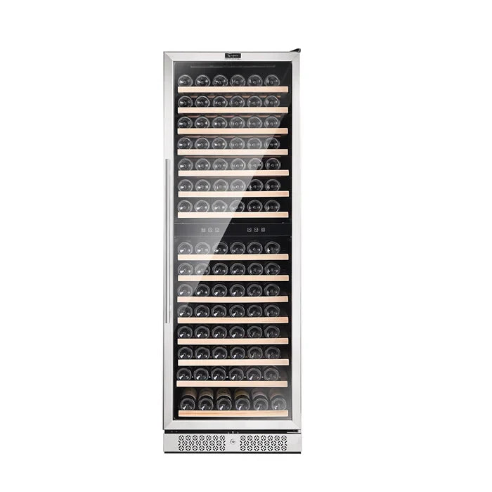 Empava 24" 160 Bottle Dual Zone Wine Cooler, EMPV-WC08D