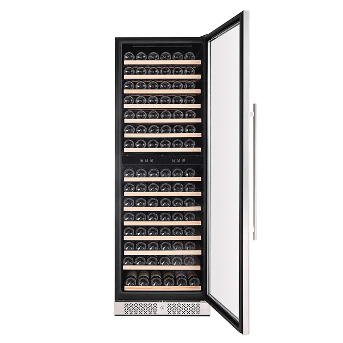 Empava 24" 160 Bottle Dual Zone Wine Cooler, EMPV-WC08D