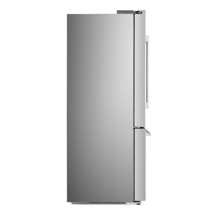 Cosmo 36" 22.4 cu. ft. 3-Door French Door Refrigerator with Water Dispenser and Ice Maker in Stainless Steel, COS-FDR223GWSS