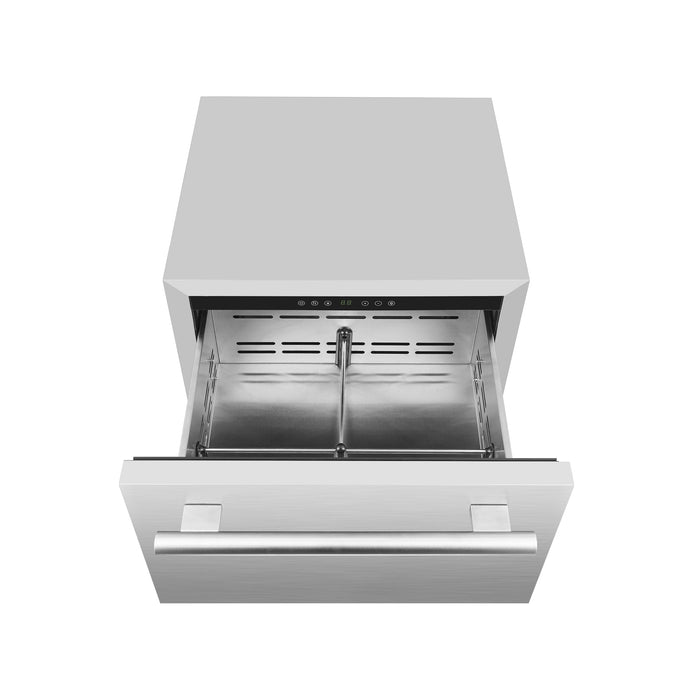 Forno 24" 4.87 cu. ft. Outdoor/Indoor Drawer Refrigerator in Stainless Steel, FDROD1611-24S