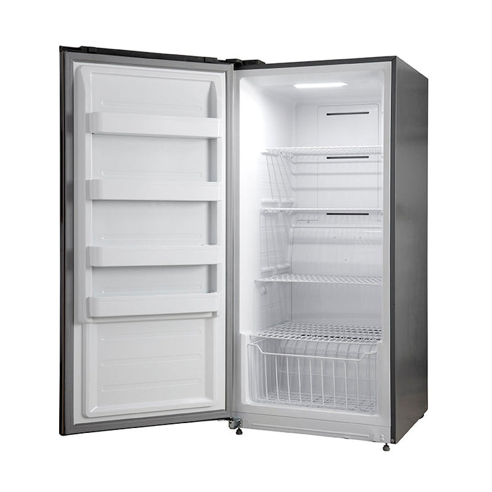 Forno 32" Dual Combination Refrigerator/Freezer in Stainless Steel with Trim Kit, FFFFD1933-32LS