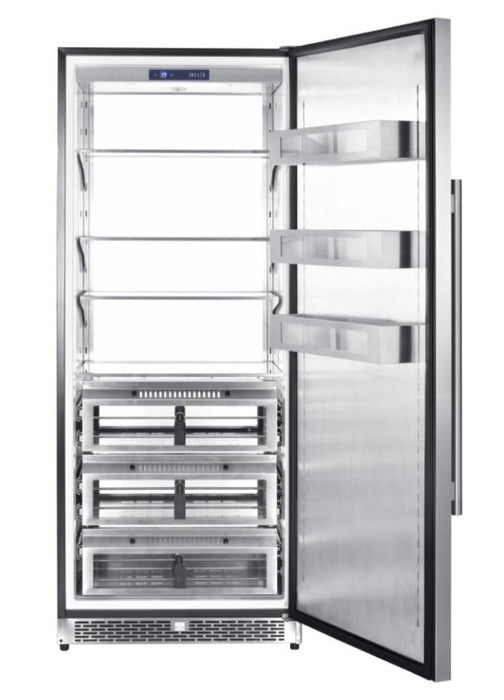 Forno 30 in. 14.6 cu.ft. Free Standing Refrigerator in Stainless Steel, FFRBI1821-30S