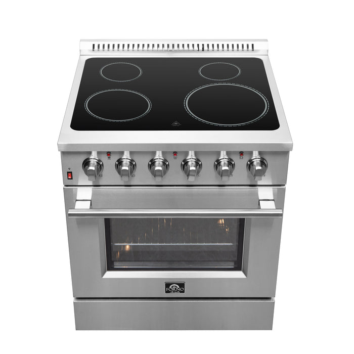 Forno 30" Freestanding Electric Range in Stainless Steel, FFSEL6083-30