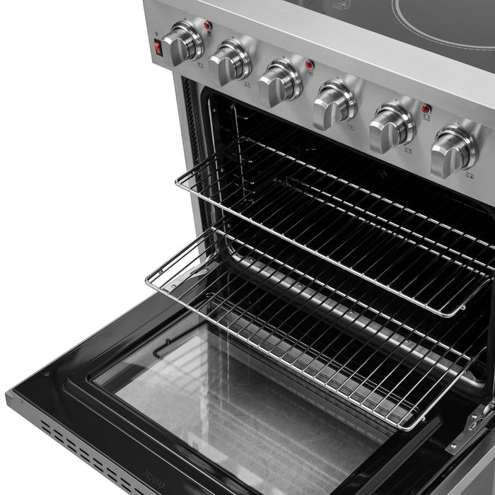 Forno 30" Freestanding Electric Range in Stainless Steel, FFSEL6083-30