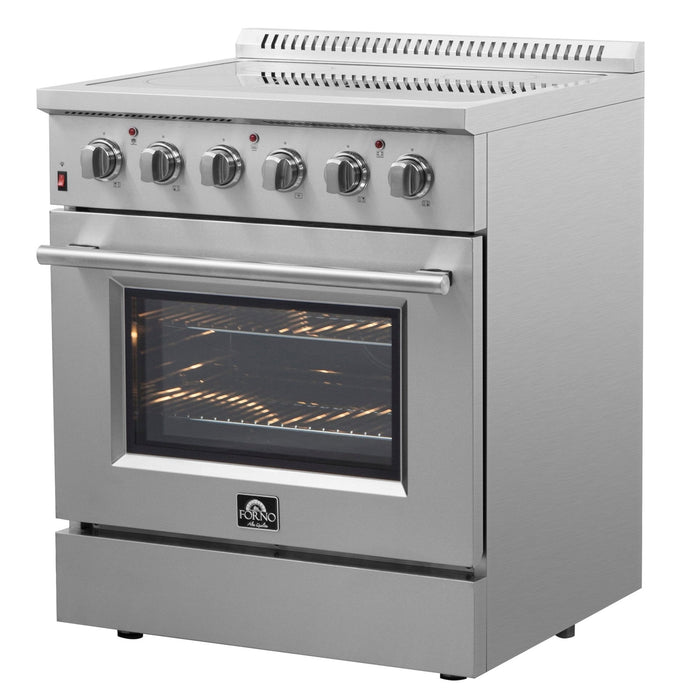 Forno 30" Freestanding Electric Range in Stainless Steel, FFSEL6083-30