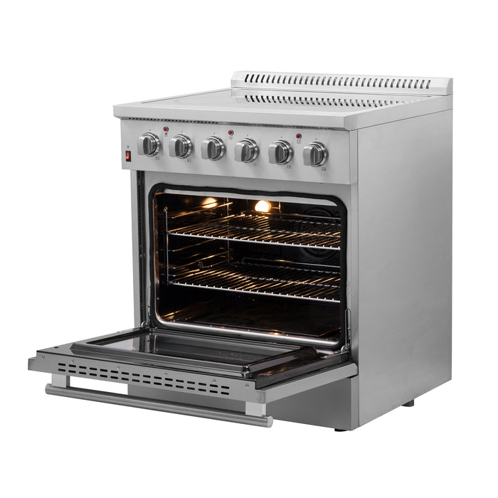 Forno 30" Freestanding Electric Range in Stainless Steel, FFSEL6083-30