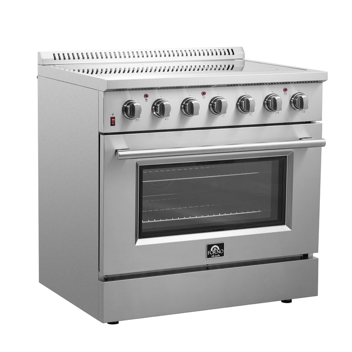 Forno 36" Freestanding Electric Range in Stainless Steel, FFSEL6083-36