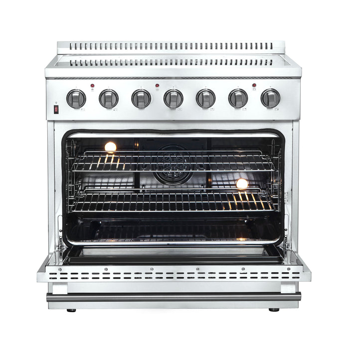 Forno 36" Freestanding Electric Range in Stainless Steel, FFSEL6083-36