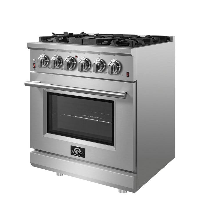 Forno 30″ Freestanding Gas Range with 5 Burners, FFSGS6239-30