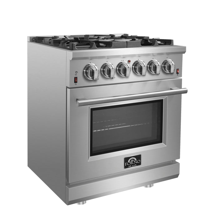 Forno 30″ Freestanding Gas Range with 5 Burners, FFSGS6239-30