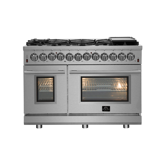 Forno 48″ Freestanding Gas Range with 8 Burners, FFSGS6239-48