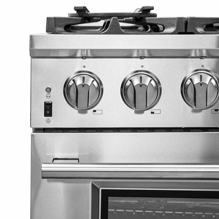 Forno 36″ Pro Series Capriasca Gas Burner / Gas Oven in Stainless Steel 6 Italian Burners, FFSGS6260-36