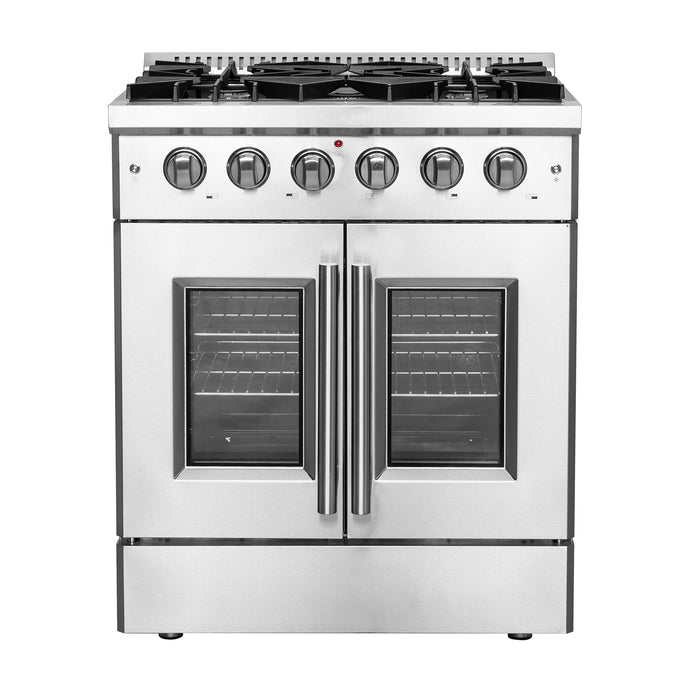 Forno 30 Inch Vittorio French Door Gas Range, FFSGS6444-30