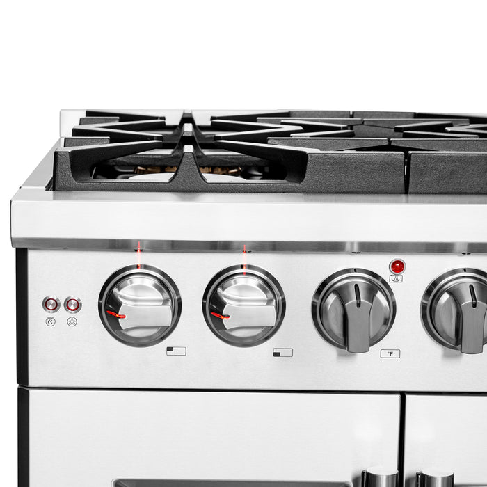 Forno 30" Professional Gas Range With French Door And 5 Sealed Burners, FFSGS6460-30