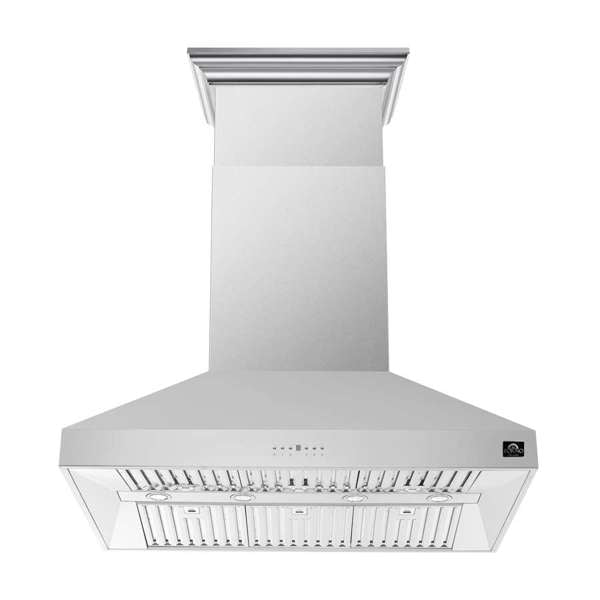 Forno 48" Island Range Hood in Stainless Steel, FRHIS5129-48