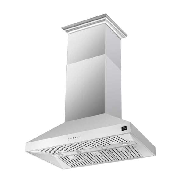 Forno 48" Island Range Hood in Stainless Steel, FRHIS5129-48