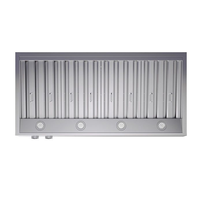 Forno 48'' 1,200 CFM Wall Mount Range Hood in Stainless Steel, FRHWM5009-48