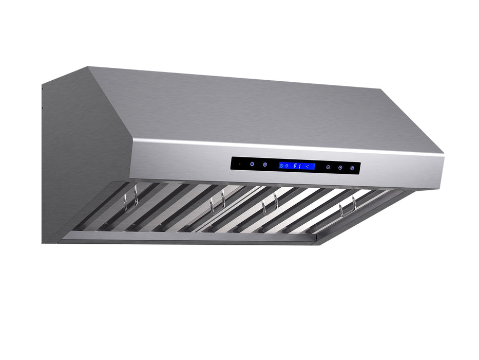 Forno 30'' 500 CFM Wall Mount Range Hood in Stainless Steel, FRHWM5030-30