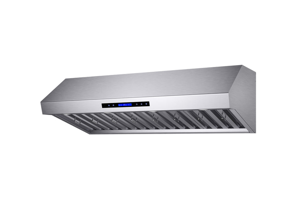 Forno 48'' 1,000 CFM Wall Mount Range Hood in Stainless Steel, FRHWM5030-48