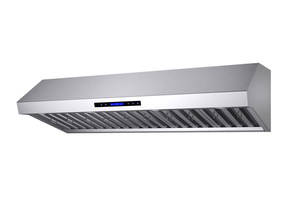 Forno 60'' 1,000 CFM Wall Mount Range Hood in Stainless Steel, FRHWM5030-60