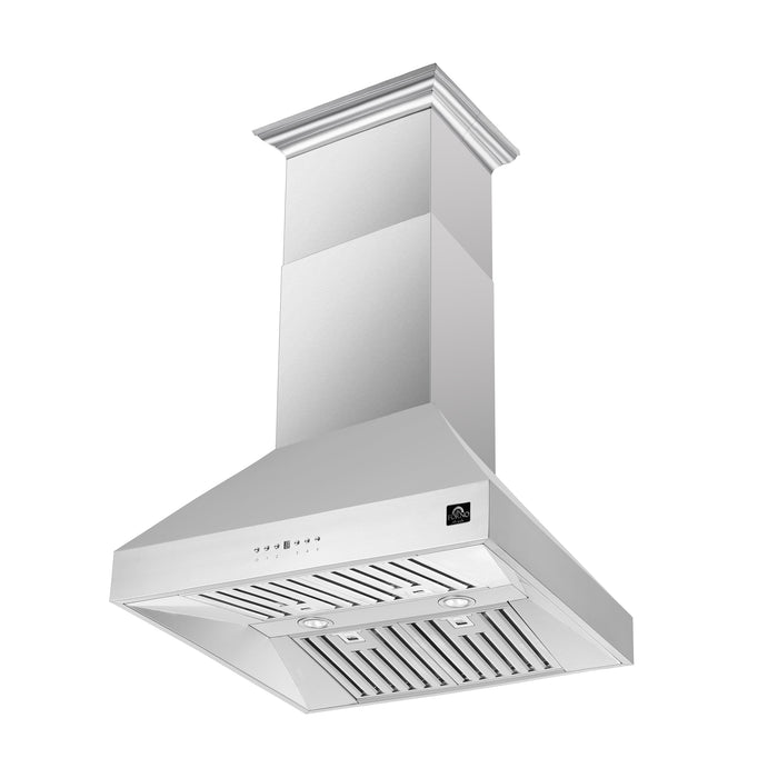 Forno 30" Wall Mount Range Hood in Stainless Steel, FRHWM5094-30