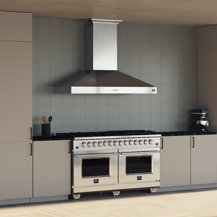 Forno 60" Wall Mount Range Hood in Stainless Steel, FRHWM5094-60