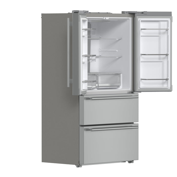 Forno 36 in. 19 cu.ft. French Door Refrigerator in Stainless Steel, FFRBI1820-36SB