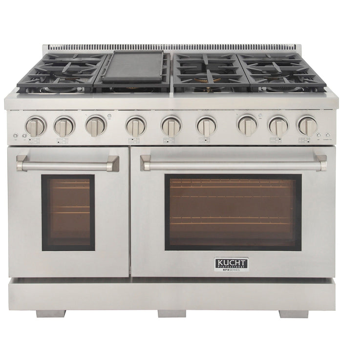 Kucht Professional 48 in. 6.7 cu ft. Natural Gas Range, KFX480