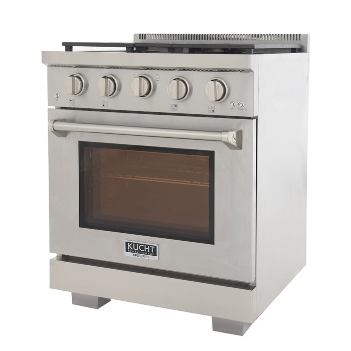 Kucht Professional 30 in. 4.2 cu ft. Propane Gas Range, KFX300/LP