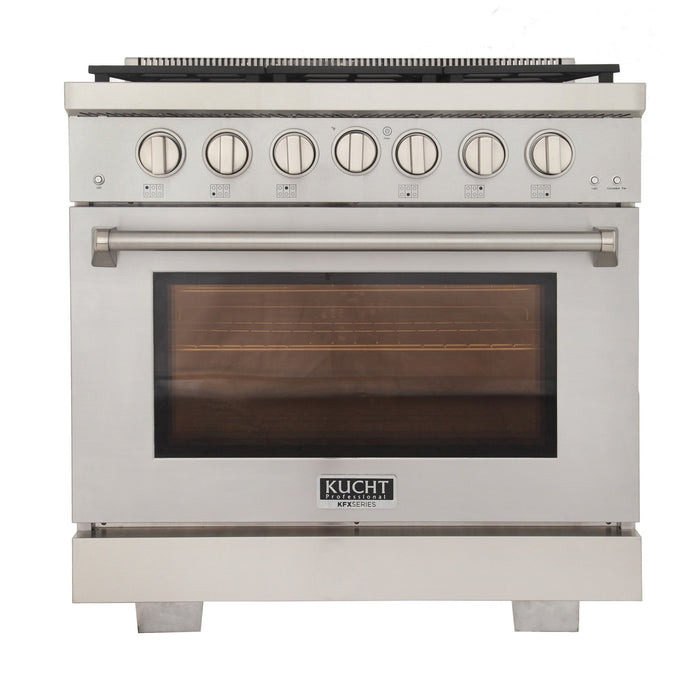 Kucht Professional 36 in. 5.2 cu ft. Natural Gas Range, KFX360