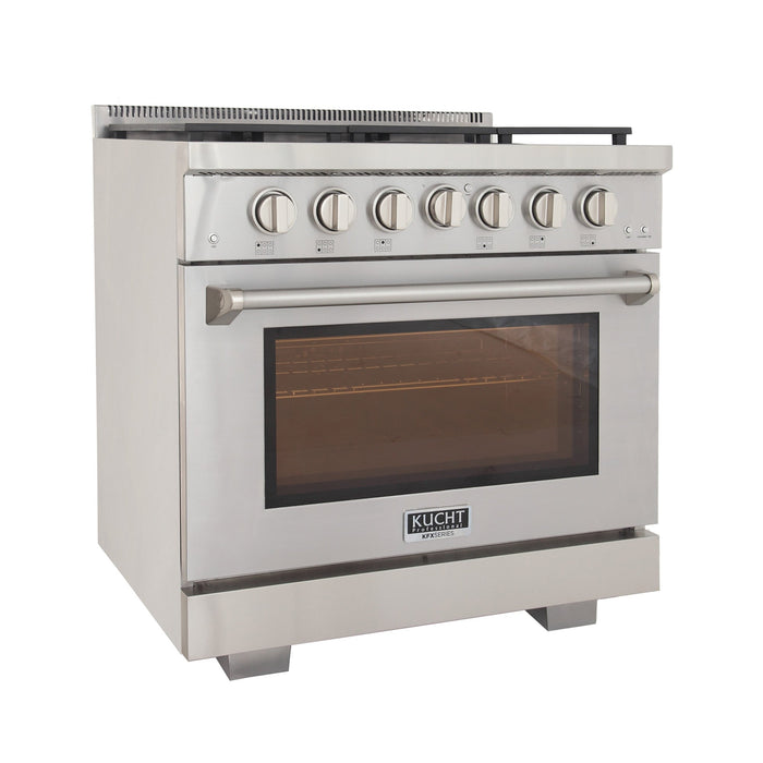 Kucht Professional 36 in. 5.2 cu ft. Natural Gas Range, KFX360