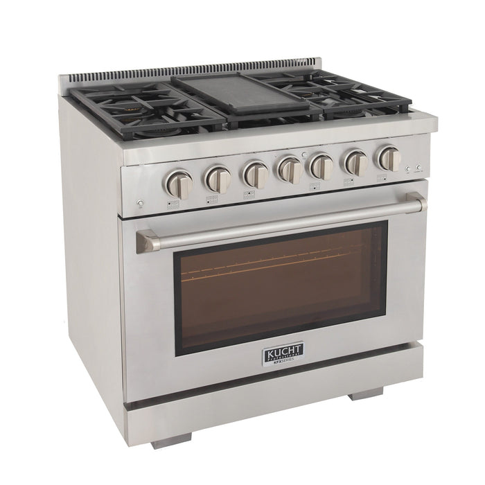 Kucht Professional 36 in. 5.2 cu ft. Natural Gas Range, KFX360