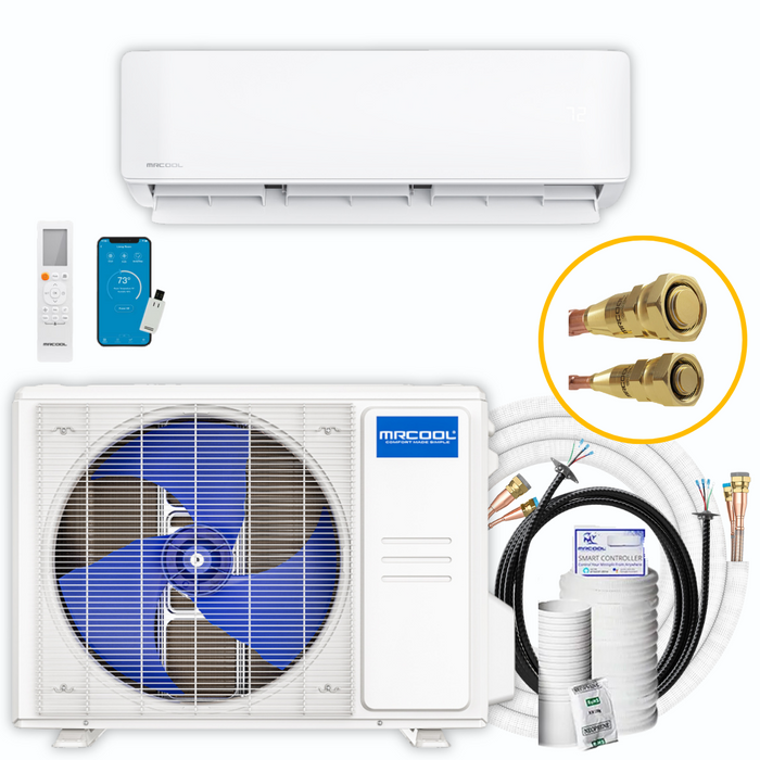 MRCOOL DIY 36K BTU Ductless Mini Split Heat Pump Complete System, Energy Star, 4th Gen, DIY-36-HP-WM-230C25