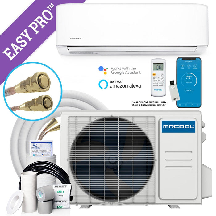 MRCOOL DIY Easy Pro® 12K BTU Ductless Mini Split Heat Pump Complete System, EZPRO-12-HP-11516