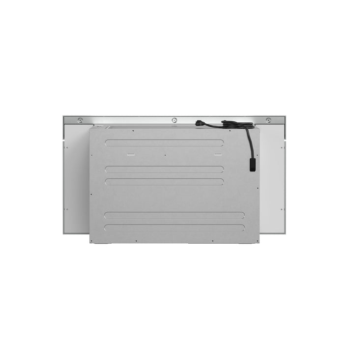 Forno Espresso 30" Built-In Microwave Drawer in Stainless Steel with Silver Handles, FMWDR3000-30