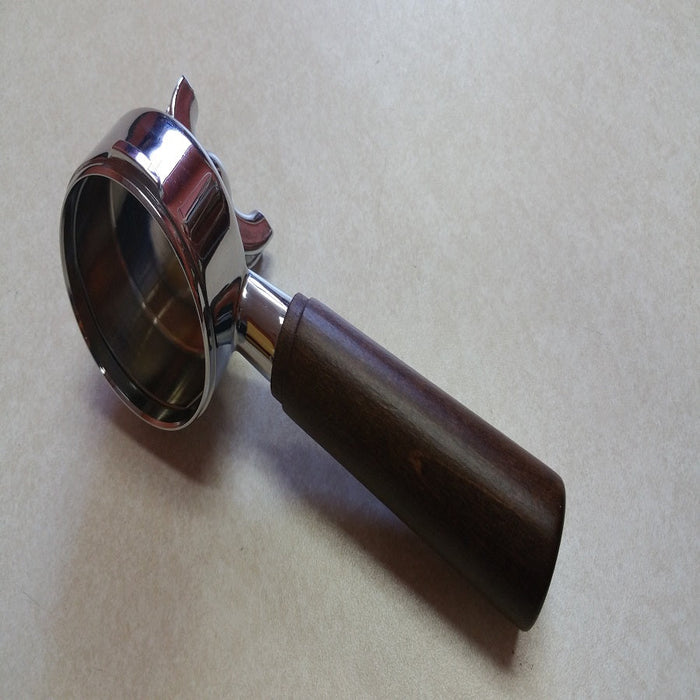 Chrome and Wood Coffee Handle (Complete)