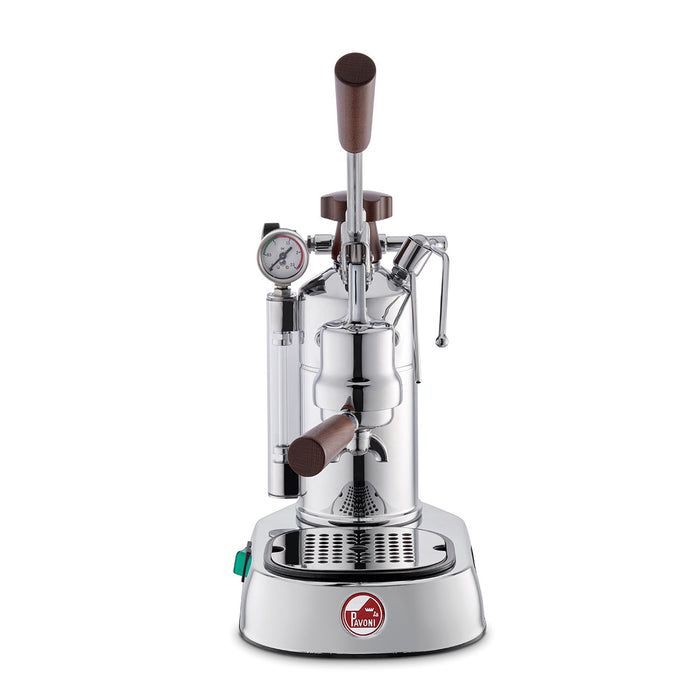 La Pavoni Professional - Chrome with Wood #PCW-16