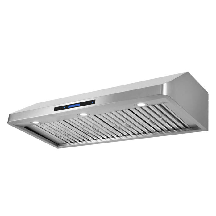 Cosmo 48" 500 CFM Convertible Under Cabinet Range Hood with Remote and Digital Touch Controls, COS-QS48