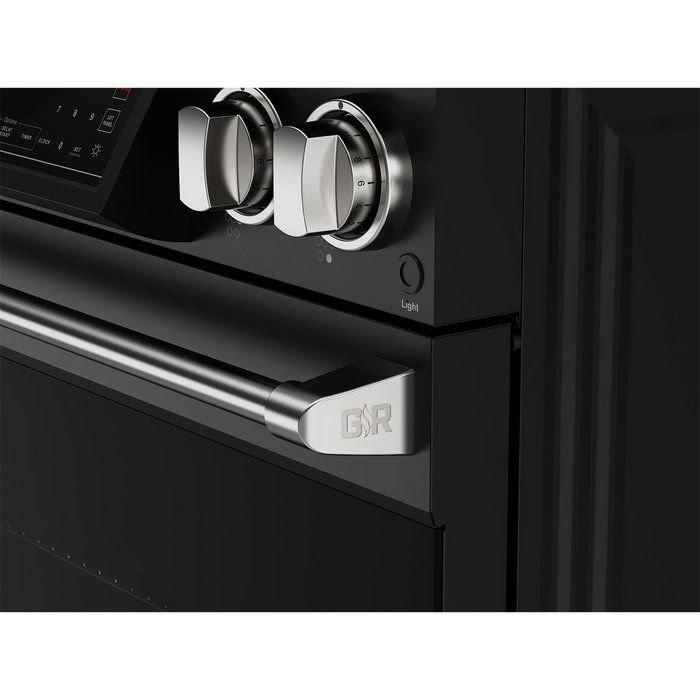 Thor Kitchen Gordon Ramsay Series 30-Inch Professional Electric Range with Tilt Panel Touch Control in Black with Stainless Steel Trim (RSE30B-SS)