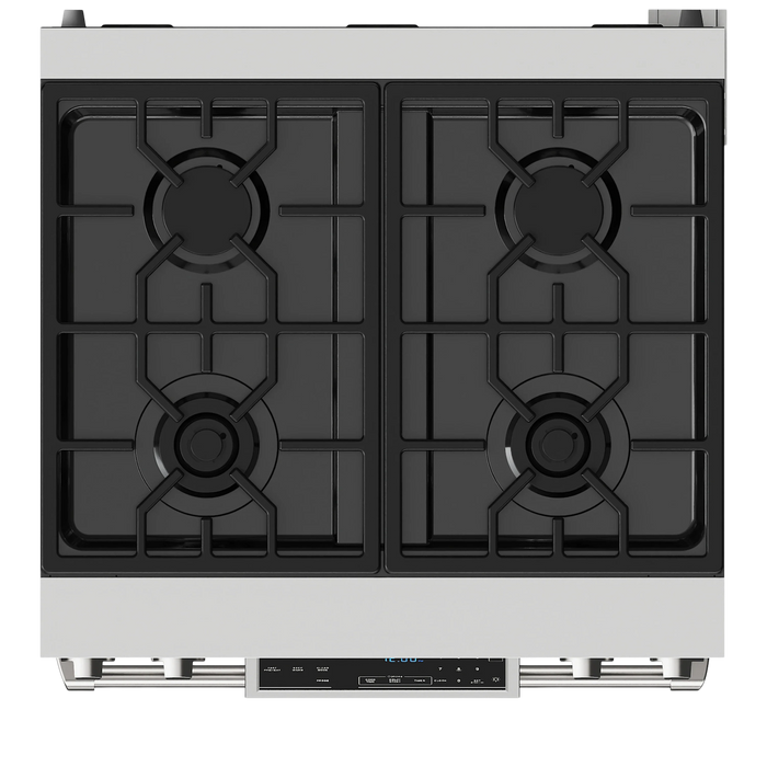 Thor Kitchen Gordon Ramsay Series 30-Inch Professional Gas Range with Tilt Panel Touch Control in Stainless Steel (RSG30)